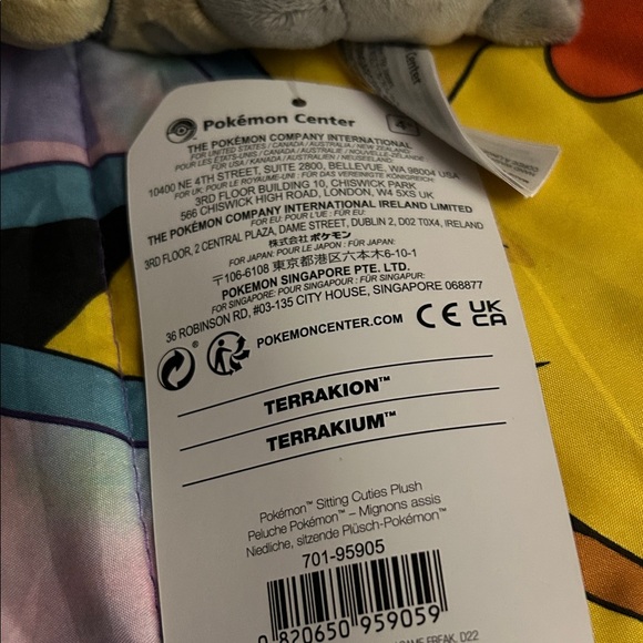 terrakion plush - Picture 3 of 3